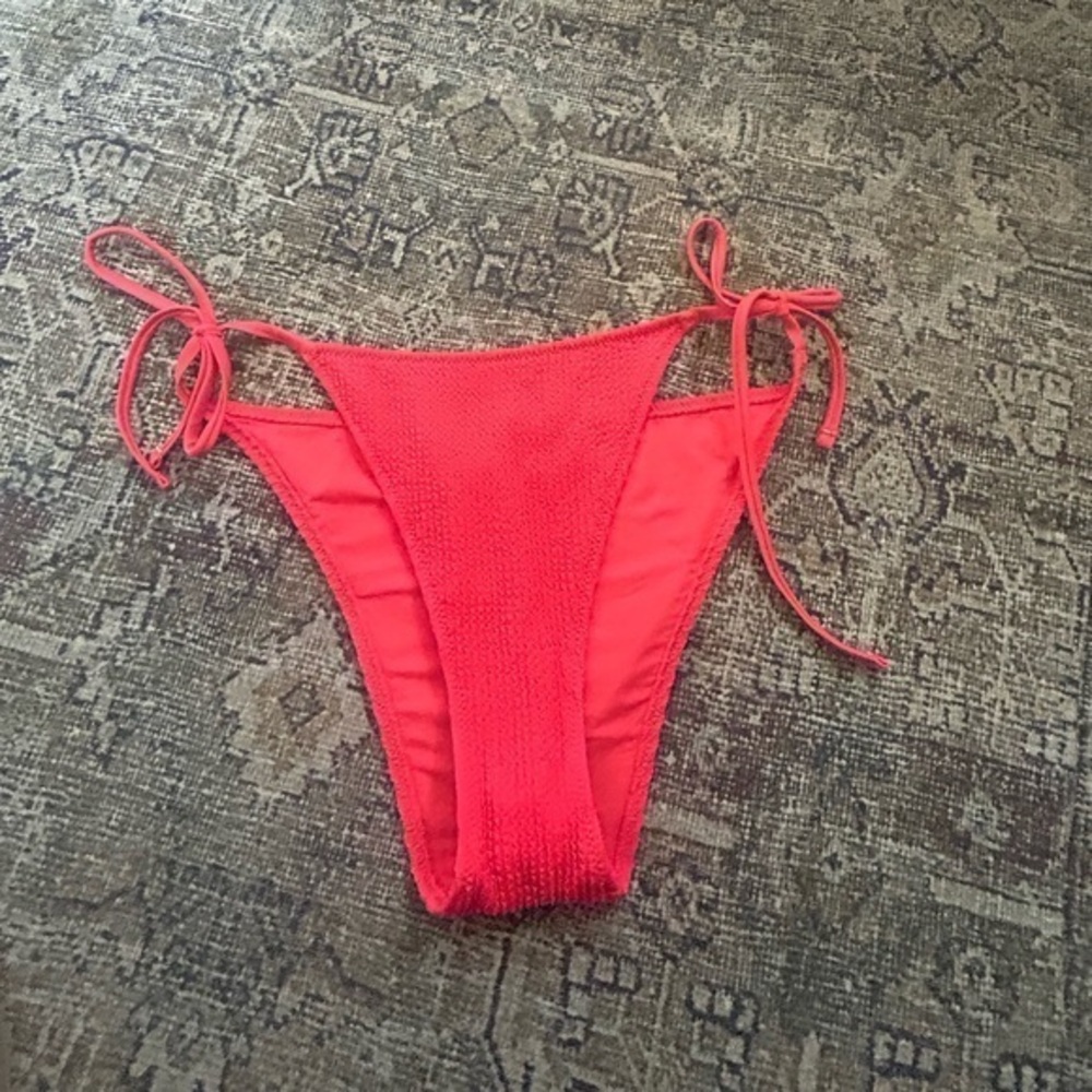 NWT Aerie Vibrant Red String Bikini Bottom